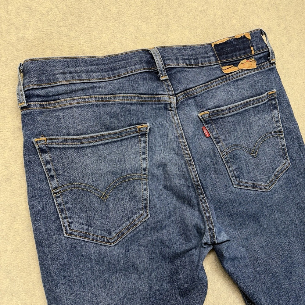 Levi's 511 Slim Fit Jeans Men's 32x30 Blue Stretch Denim Medium Wash - Picture 8 of 11